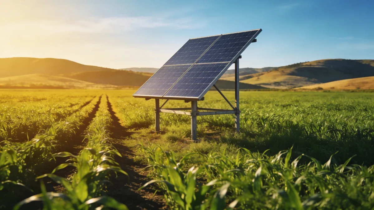Solar Panel in field (Credit: Perplexity) Solar Panel in field (Credit: Perplexity)